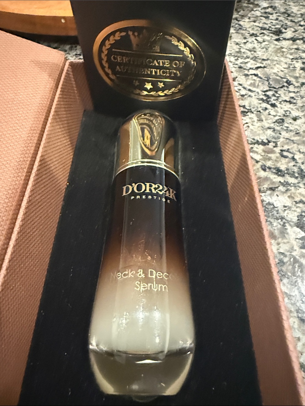 D’OR24K Neck & Decollete Serum 1.35 Fl. Oz. New In Box